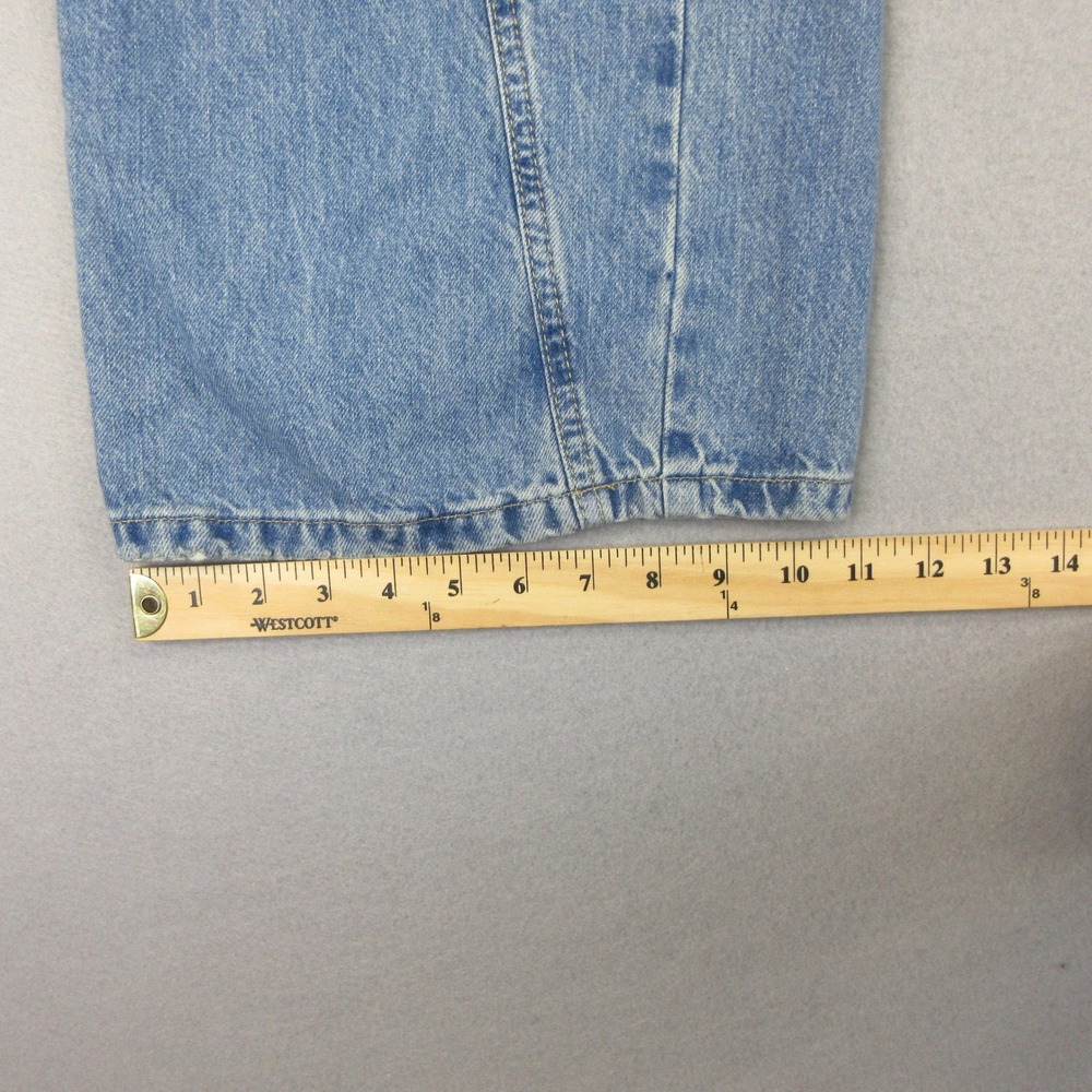 Zara Jeans NWT Women 6 Blue Light Wash Cargo Pocket High-Rise Loose Back Flaps - Picture 10 of 11